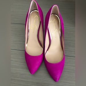 Hot pink Jessica Simpson heels